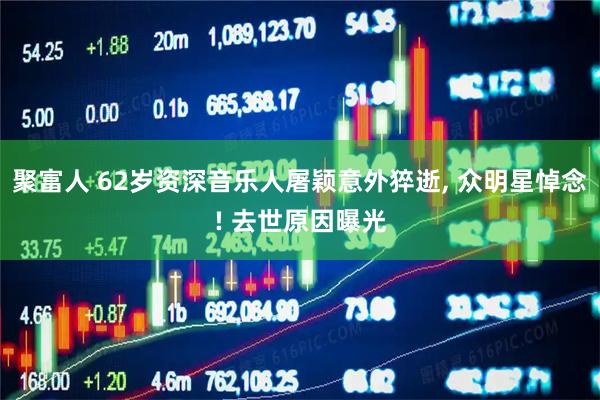 聚富人 62岁资深音乐人屠颖意外猝逝, 众明星悼念! 去世原因曝光