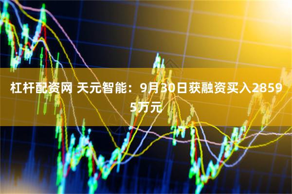 杠杆配资网 天元智能：9月30日获融资买入28595万元